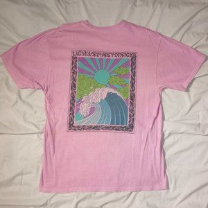 Stüssy Pink Laguna Beach Tee